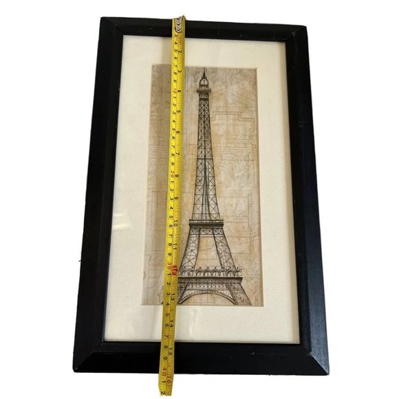 Eiffel Tower Photograph by John Douglas Black Wood Frame 10" x 16.5" Framed - Picture 5 of 7